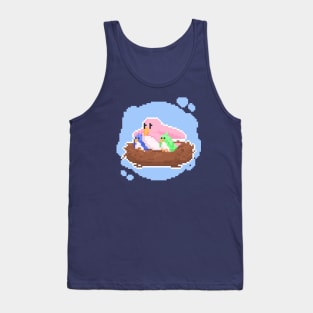 Pixel art Mother Bird Tank Top